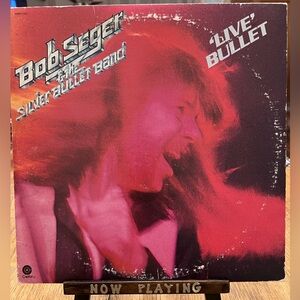 Bob Seger 'Live' Bullet Vinyl Record - VTG original pressing